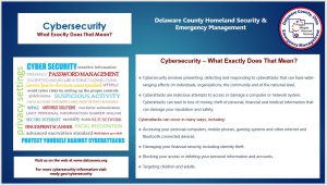 Cybersecurity - what does that mean